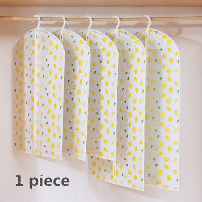 1 τεμ. Ρούχα κάλυμμα ντουλάπα παλτό κοστούμι κρεμαστή τσάντα καρτούν Εκτύπωση παχύρρευστη θήκη σκόνης τσάντες αποθήκευσης αδιάβροχα