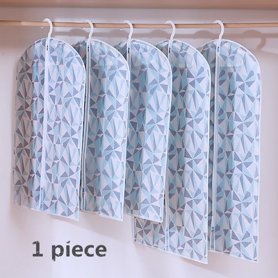 1 τεμ. Ρούχα κάλυμμα ντουλάπα παλτό κοστούμι κρεμαστή τσάντα καρτούν Εκτύπωση παχύρρευστη θήκη σκόνης τσάντες αποθήκευσης αδιάβροχα