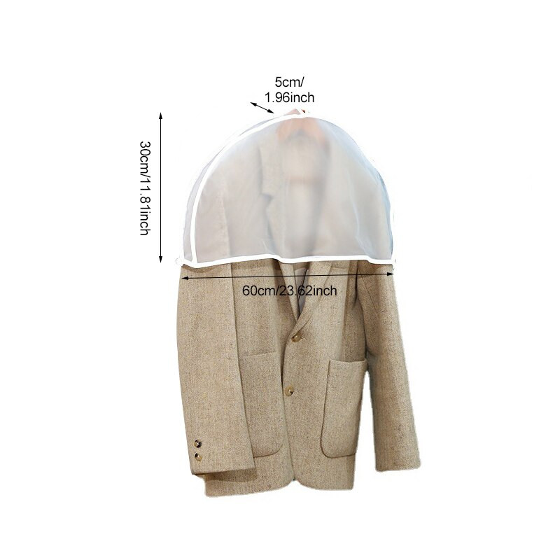Ρούχα Κρεμαστά Ρούχα Φόρεμα Ρούχα Κοστούμι Παλτό Κάλυμμα για τη σκόνη Σπίτι Αποθήκευση Τσάντα Θήκη Θήκη Οργανωτή Ντουλάπα Κρεμάστρες ρούχων Πράγματα