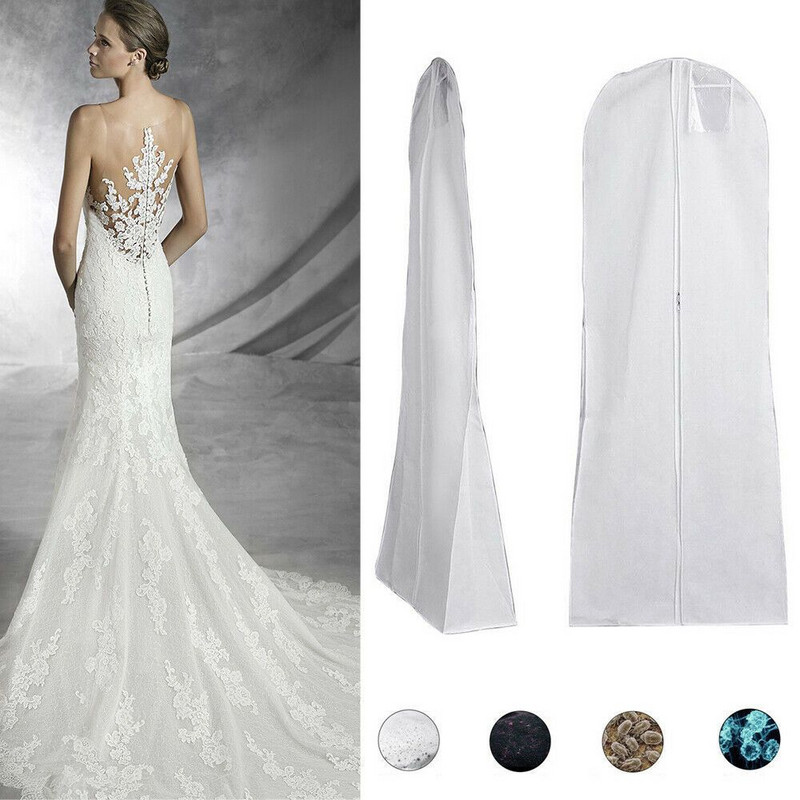 Eriti suur väike rõivas pruutkleit pikad riided kaitseümbris pulmakleidi kate Tolmukindlad katted Hoiukott Rõivaste kate