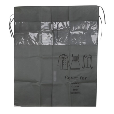 Κρεμαστό κάλυμμα για τη σκόνη Φόρεμα Κοστούμι Παλτό Θήκη αποθήκευσης Τσάντα Οργανωτή Ντουλάπα Φόρεμα Ρούχα Κρεμαστό Κάλυμμα για τη σκόνη