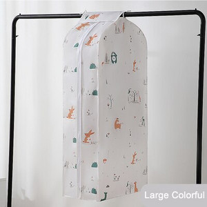 Αδιάβροχες υφασμάτινες τσάντες για κάλυμμα ντουλάπας Διάφανη τσάντα αποθήκευσης ντουλάπα Κάλυμμα σκόνης Προστατευτικό ρούχων Κοστούμι ρούχων Παλτό κάλυμμα σκόνης Organizer