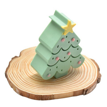 3D коледна елха Силиконова форма за свещи Направи си сам Ръчно изработени меденки Ароматни форми за сапун от смола Коледен подарък Консумативи за домашен декор