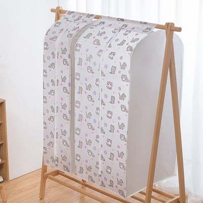 Ρούχα μεγάλης χωρητικότητας Στερεοσκοπικό κάλυμμα σκόνης Κρεμαστά ρούχα Διοργανωτές σκόνης τσάντα αποθήκευσης σπιτιού κάλυμμα παλτό τζάκετ κοστουμιού