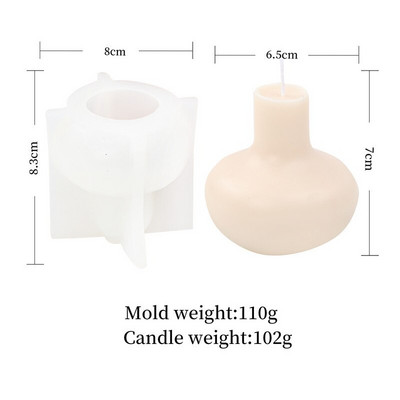 Veinipudel Loovvaas Küünal Silikoonvorm Kipsvorm Nikerdamine Kunst Aroomiteraapia Krohv Kodukaunistamisvorm Pulmakingitus