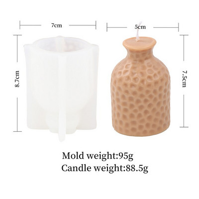 Veinipudel Loovvaas Küünal Silikoonvorm Kipsvorm Nikerdamine Kunst Aroomiteraapia Krohv Kodukaunistamisvorm Pulmakingitus