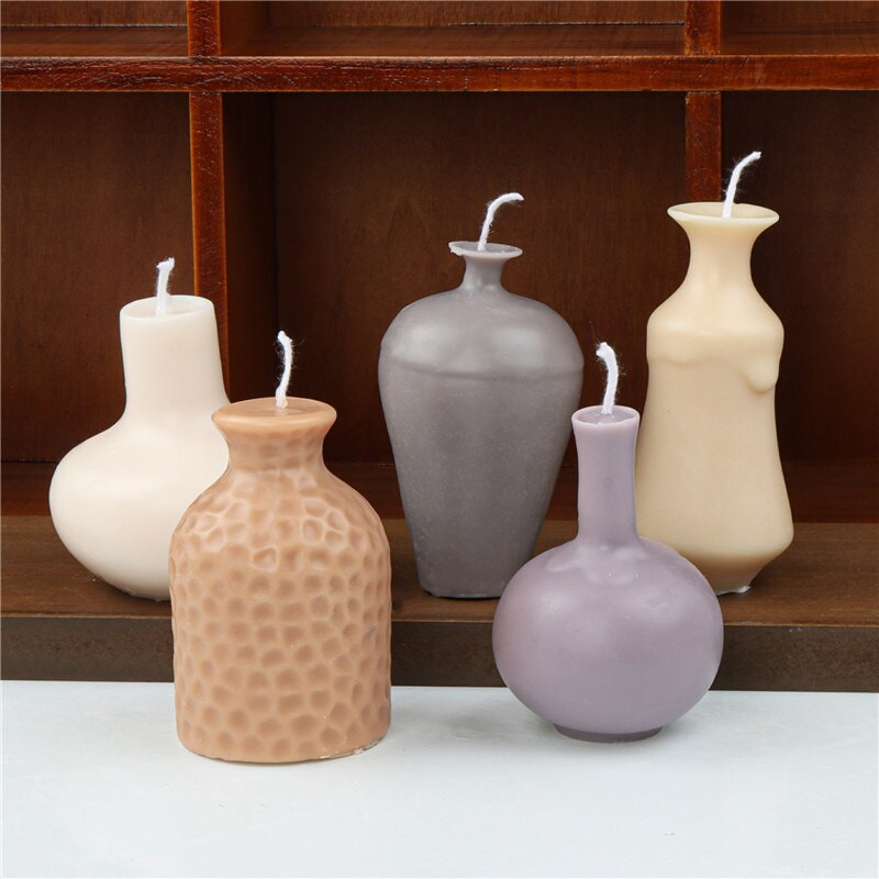 Veinipudel Loovvaas Küünal Silikoonvorm Kipsvorm Nikerdamine Kunst Aroomiteraapia Krohv Kodukaunistamisvorm Pulmakingitus