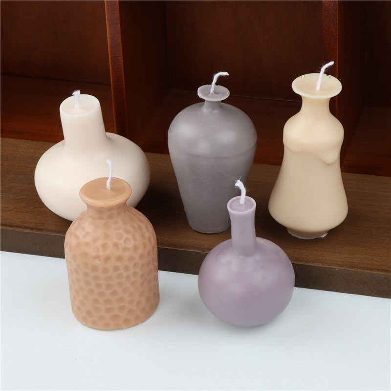 Veinipudel Loovvaas Küünal Silikoonvorm Kipsvorm Nikerdamine Kunst Aroomiteraapia Krohv Kodukaunistamisvorm Pulmakingitus