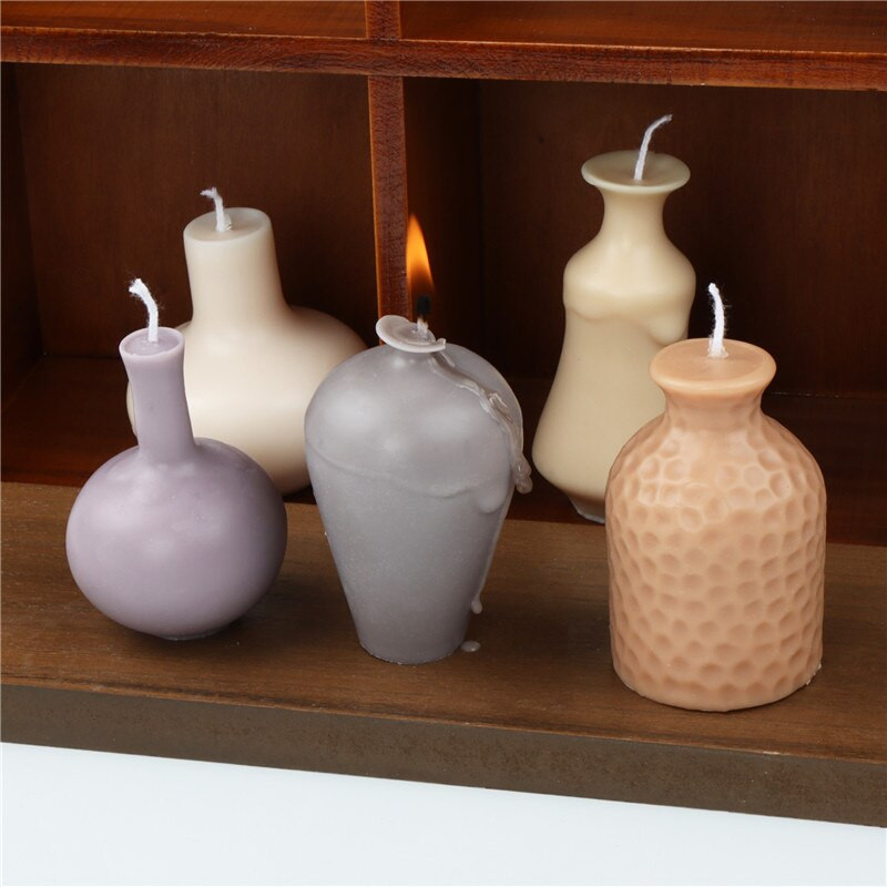 Veinipudel Loovvaas Küünal Silikoonvorm Kipsvorm Nikerdamine Kunst Aroomiteraapia Krohv Kodukaunistamisvorm Pulmakingitus