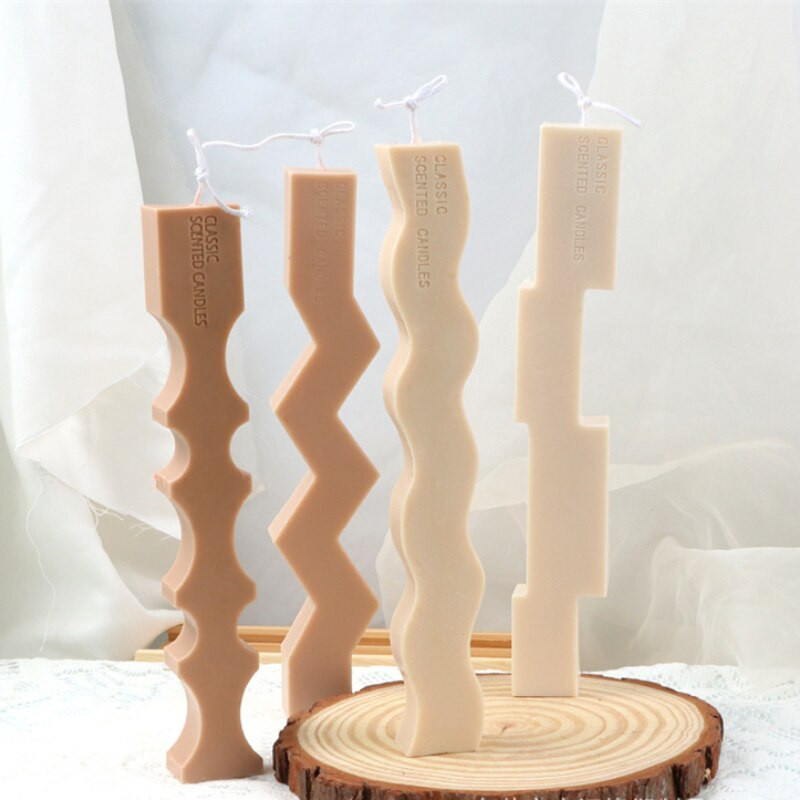 3D Geometric Big Arch Aromatherapy Mold Form Candle Molds Handmade Diy Candle Making Kit Forms Resin Mold Arts
