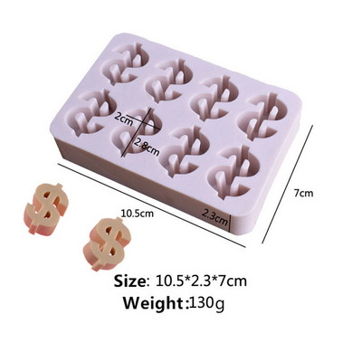 Γεωμετρική φόρμα κατασκευής κεριών σιλικόνης 3D Dollar Euro Tree epoxy Cake Χειροποίητη φόρμα φόρμας χειροτεχνίας DIY για κεριά διακόσμηση σπιτιού