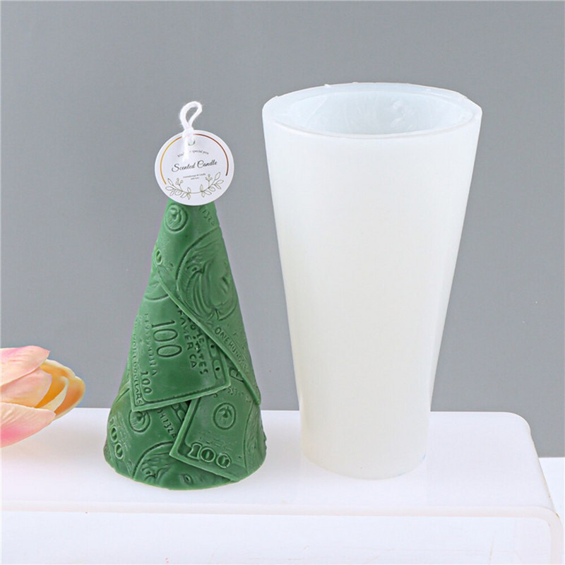 Γεωμετρική φόρμα κατασκευής κεριών σιλικόνης 3D Dollar Euro Tree epoxy Cake Χειροποίητη φόρμα φόρμας χειροτεχνίας DIY για κεριά διακόσμηση σπιτιού