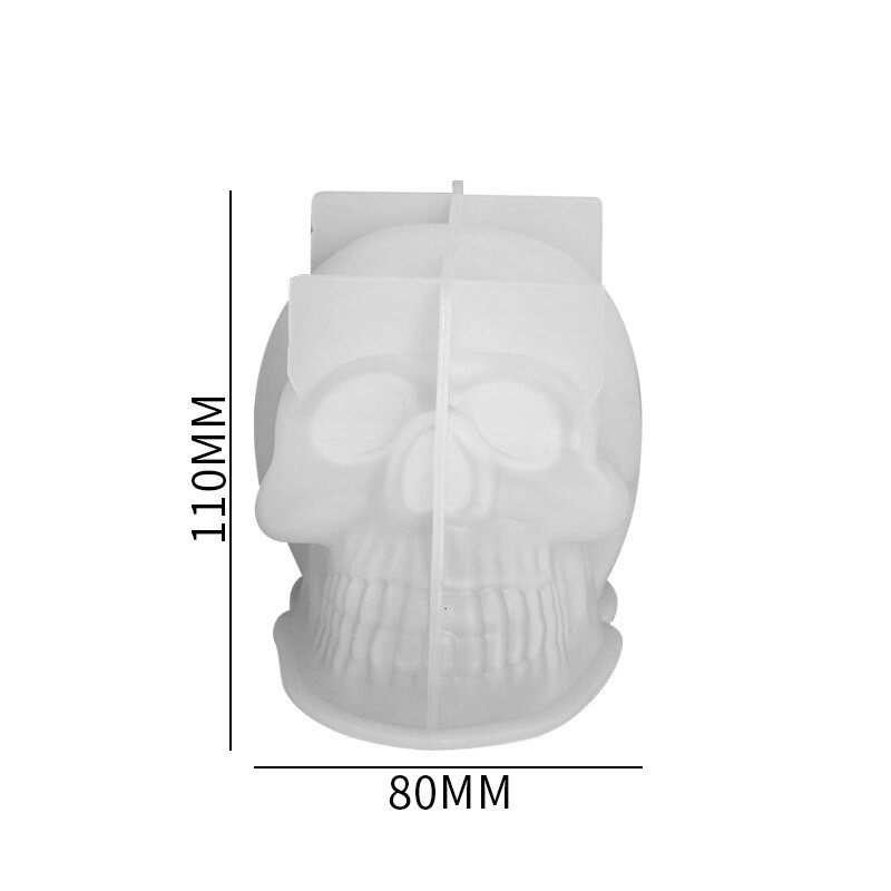 Καλούπι σιλικόνης Big Pink Skull για Χειροποίητη Διακόσμηση Επιτραπέζιου Σώματος Γύψου εποξειδικής ρητίνης Αρωματοθεραπείας Κερί σιλικόνης#