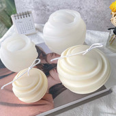 Bricolaj formă de lână lumânare mucegai siliconat lumânări parfumate turnare mucegai lucrat manual lumânare săpun fabricare mucegai ceară artizanat decorarea casei