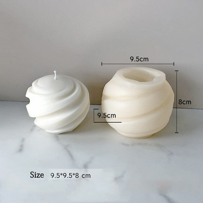 Bricolaj formă de lână lumânare mucegai siliconat lumânări parfumate turnare mucegai lucrat manual lumânare săpun fabricare mucegai ceară artizanat decorarea casei