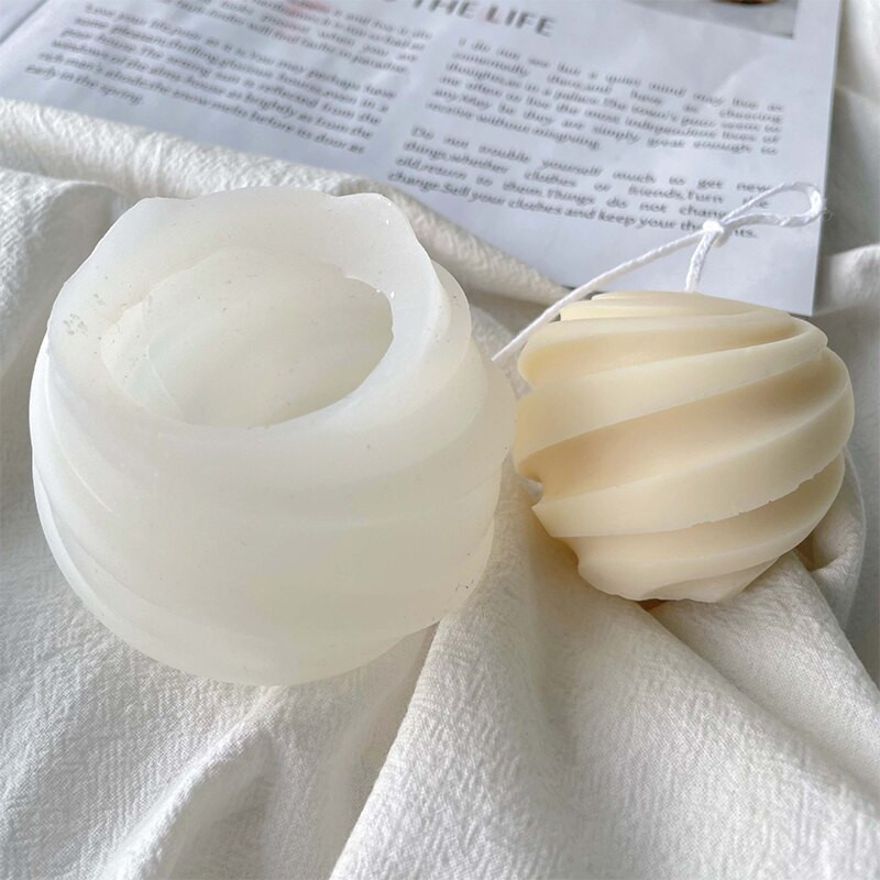 Bricolaj formă de lână lumânare mucegai siliconat lumânări parfumate turnare mucegai lucrat manual lumânare săpun fabricare mucegai ceară artizanat decorarea casei