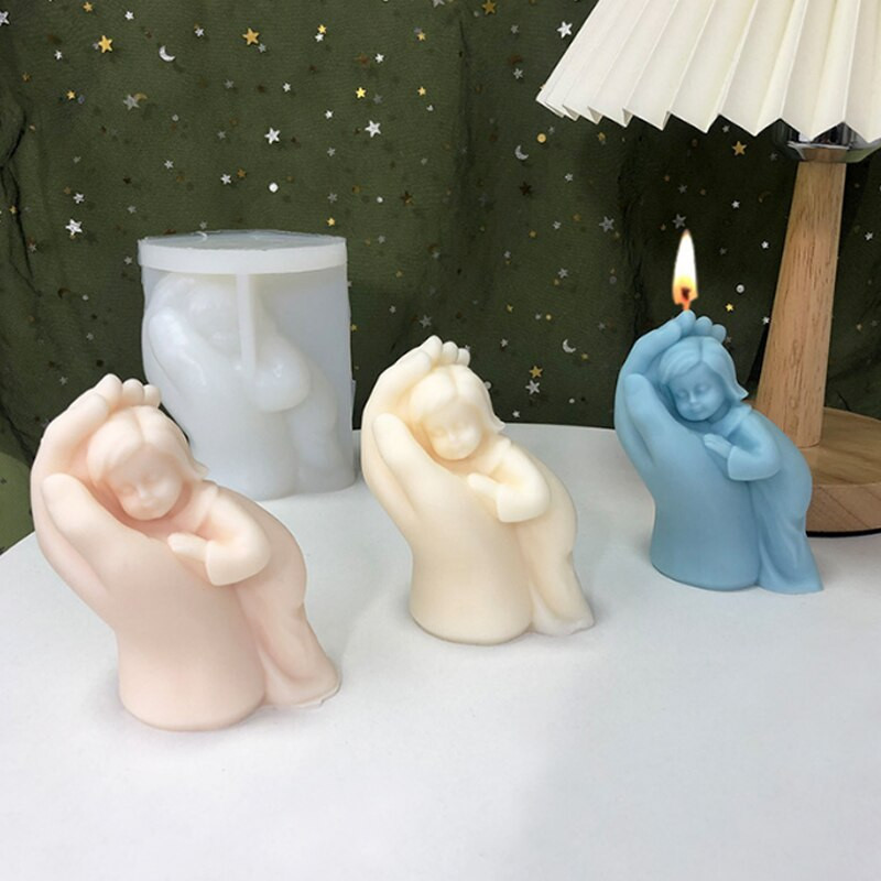 Mână dragostea mamei matriță de lumânare din silicon pentru mâna mamei, portret, lumânare aromatică, fabricarea de săpun, rășină, ghips, forme de decorare a casei