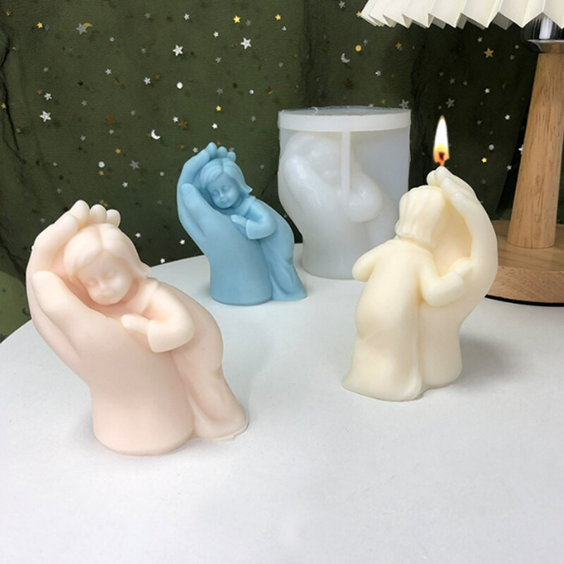 Mână dragostea mamei matriță de lumânare din silicon pentru mâna mamei, portret, lumânare aromatică, fabricarea de săpun, rășină, ghips, forme de decorare a casei
