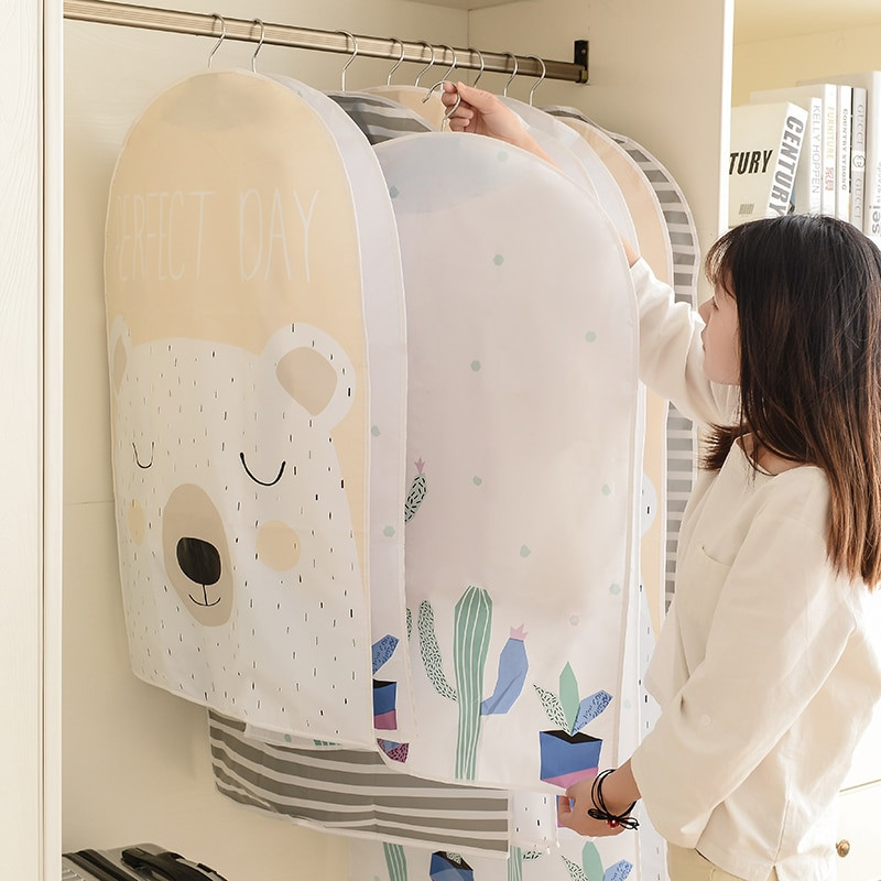 Veekindlad rõivad Tolmukate mantlitele Ülikond Lastele Kleidid Riided Katted Kodumaja Rippmantel kott Rõivad Tolmukindel varrukas