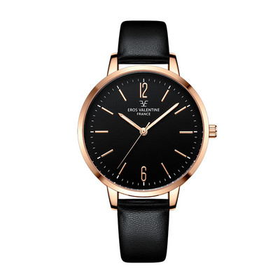 Νέο μοντέλο γυναικείο ρολόι με δερμάτινο λουράκι