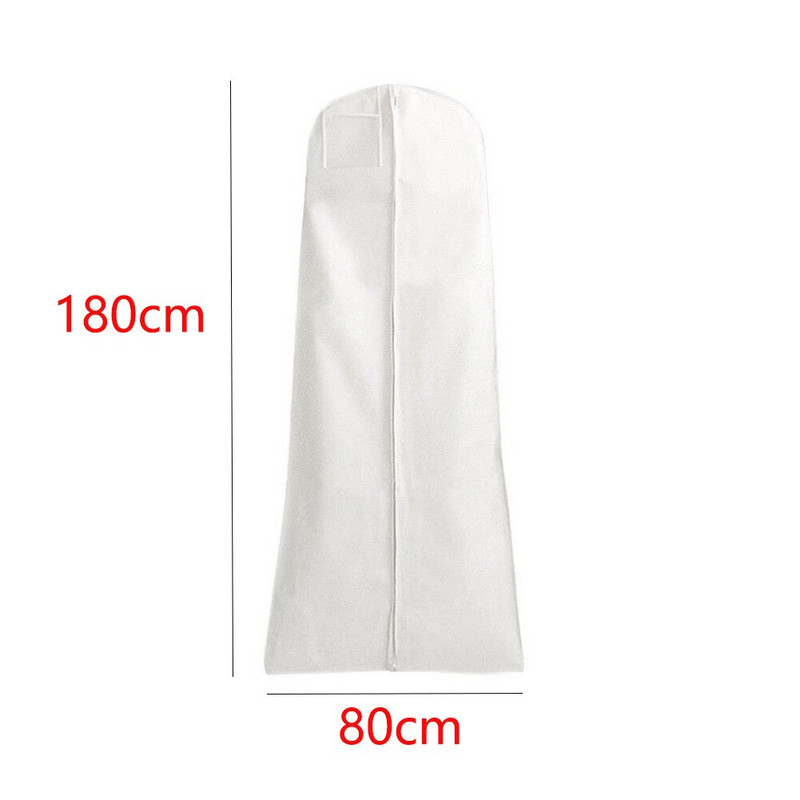 Rõivas pulmakleidi ümbris Riided Paks lausriidest tolmukindel kate Organiseerija riputuskott pruutkleidi hoidmiseks koti kaitse