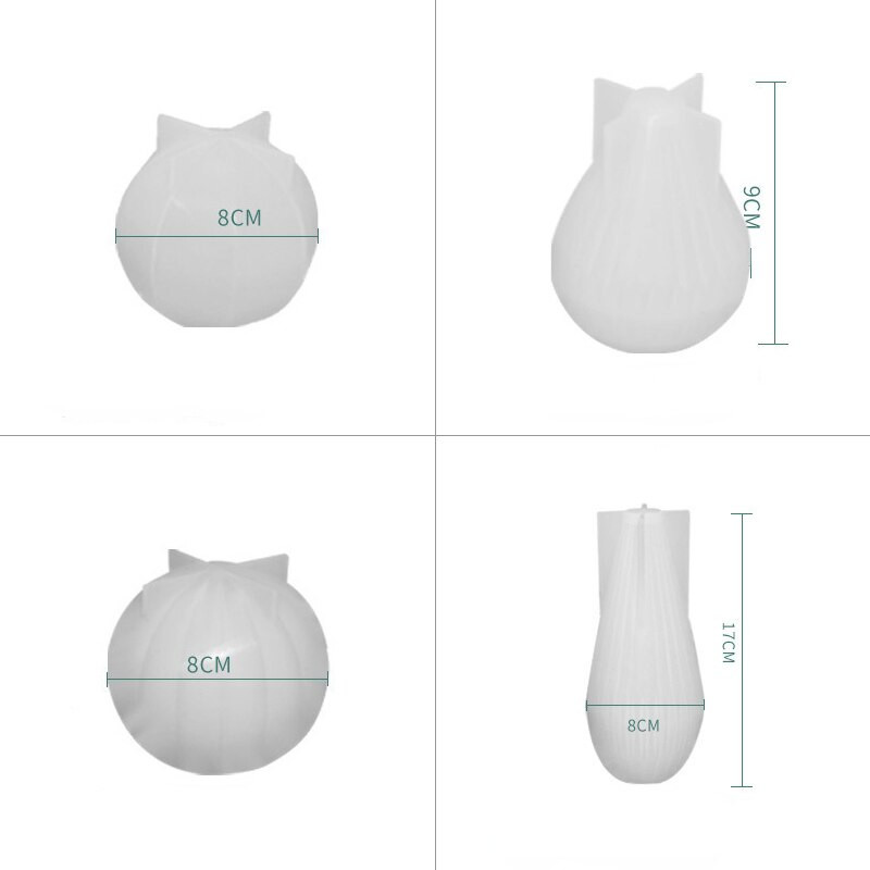 3D pöörlev koonusküünla silikoonvorm DIY aroomiteraapia küünlavorm seebi vaik krohv jõulupuu silikoonvorm