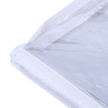 Κάλυμμα σκόνης με διάφανο διχτυωτό νήμα με τσάντα αποθήκευσης με φερμουάρ Ένδυμα νυφικό νυφικό θήκη για προστασία από τη σκόνη