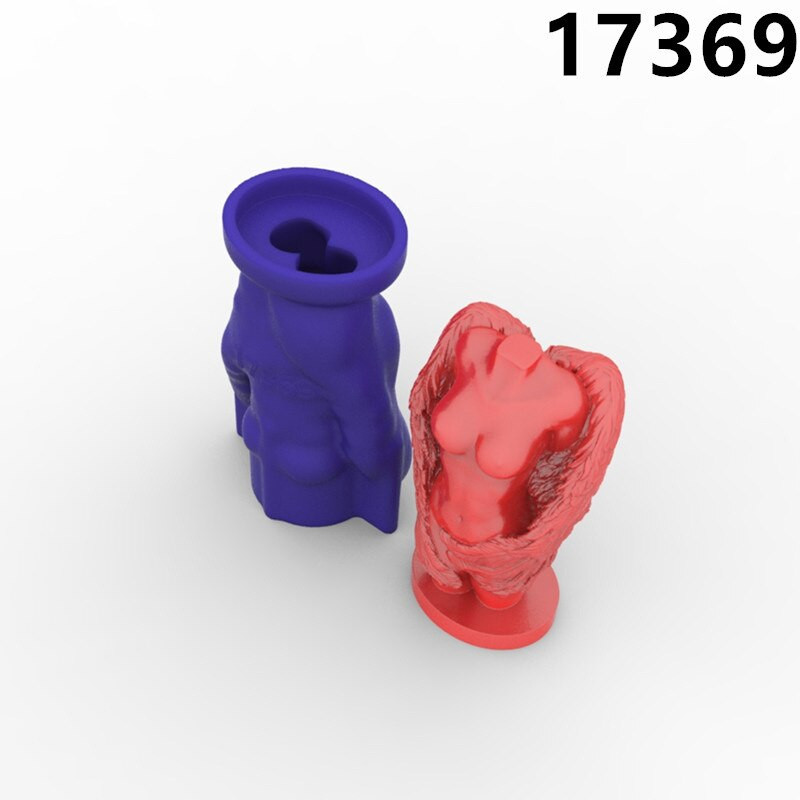 Καλούπι σιλικόνης σώματος για κερί σέξι Angel Wings για χειροποίητη διακόσμηση επιφάνειας εργασίας Γύψινο εποξειδική ρητίνη Αρωματοθεραπεία Κερί σιλικόνης