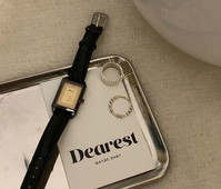 Casual ρολόι σε καφέ και μαύρο χρώμα