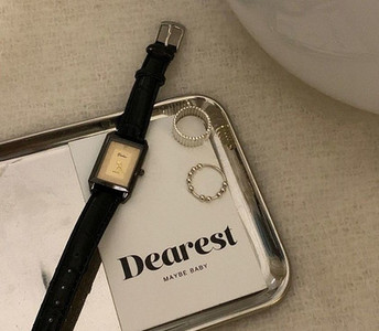 Casual ρολόι σε καφέ και μαύρο χρώμα