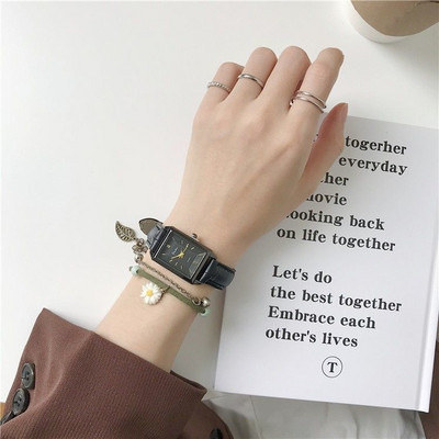 Casual ρολόι σε καφέ και μαύρο χρώμα