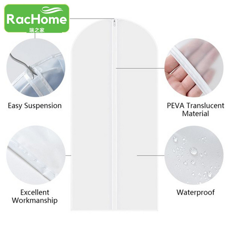 2 бр. 40 инча висяща чанта за дрехи, костюм за дрехи, палто, прахоуловител, домашна чанта за съхранение, прахоустойчив калъф за костюм, висящи чанти за дрехи