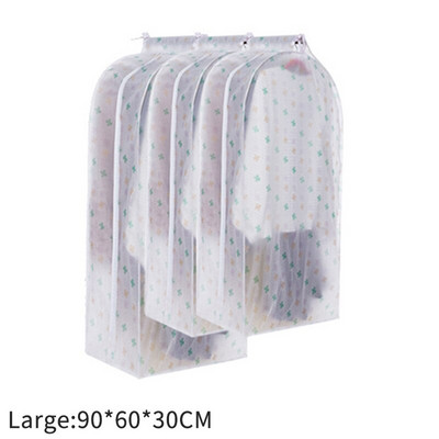 Ρούχα Κάλυμμα σκόνης Κρεμαστά Διαφανή ενδυματολογικά καλύμματα Προστατευτικό παλτό φόρμας Πανί τσάντα αποθήκευσης Οργανωτής ταξινόμησης ντουλάπας