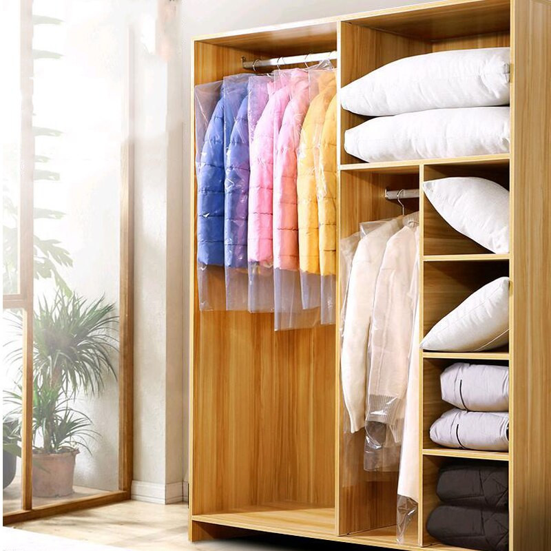 10 komada prozirne podebljane odjeće Vreća otporna na prašinu Kućanska odjeća Vreća za pohranu otporna na vlagu Kućne dnevne potrepštine