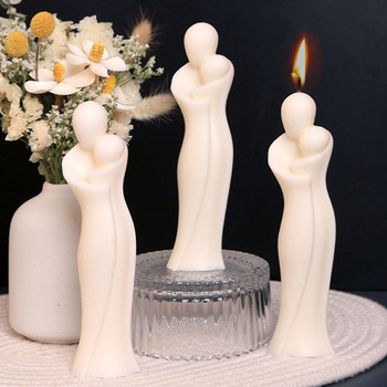 Hug Couple David Candle Mold Silicone Mold DIY Mother and Mhild Portrait Candle Making Epoxy Resin Mold DIY Craft Soap Mold