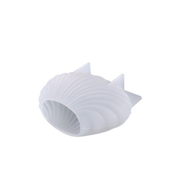 Форма за свещи от черупки 3D силиконова форма за свещи с форма на морски черупки Направи си сам изработка на свещи от морски раковини Ароматерапевтични гипсови форми Форми за сапунена смола