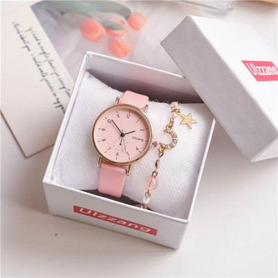 Γυναικείο καθημερινό ρολόι - με στρογγυλό σχήμα