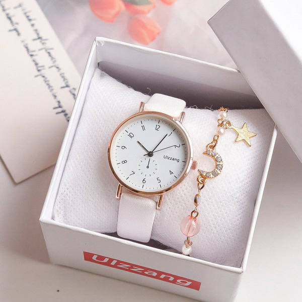 Γυναικείο καθημερινό ρολόι - με στρογγυλό σχήμα