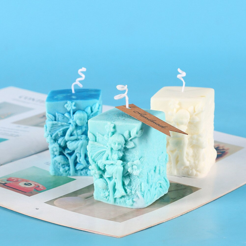 Καλούπι σιλικόνης Angel Dragonfly Lotus Relief για DIY Χειροποίητο κερί Aromatherapy Γύψινα στολίδια Καλούπι σαπουνιού Χειροτεχνία