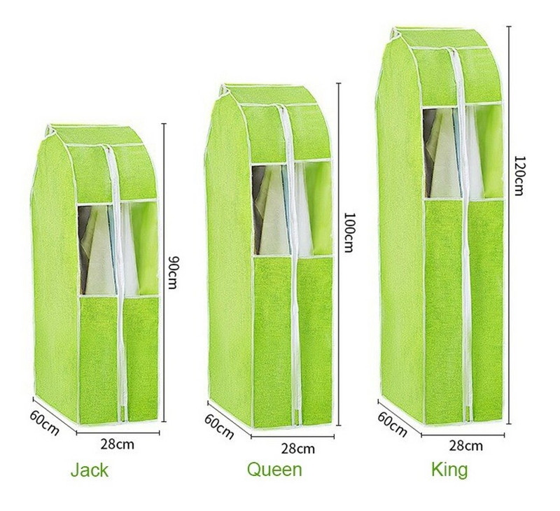 Αδιάβροχο κάλυμμα ρούχων για φόρεμα κοστούμι φόρεμα Υφασμάτινο προστατευτικό αδιάβροχη θήκη σπιτιού Πλαστική θήκη για κάλυμμα ενδυμάτων Τσάντα θήκης