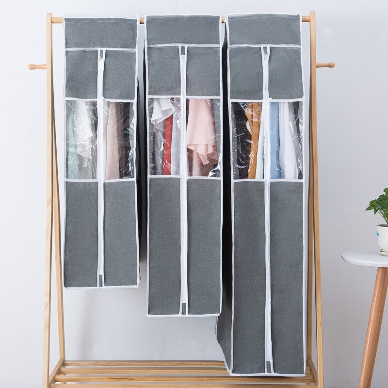 Αδιάβροχο κάλυμμα ρούχων για φόρεμα κοστούμι φόρεμα Υφασμάτινο προστατευτικό αδιάβροχη θήκη σπιτιού Πλαστική θήκη για κάλυμμα ενδυμάτων Τσάντα θήκης