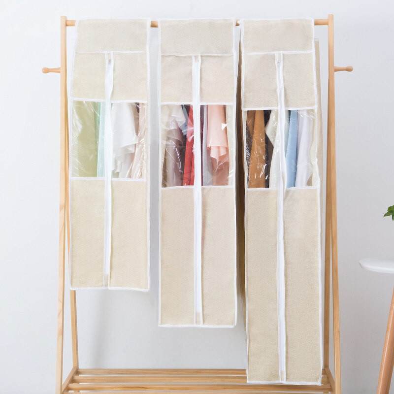 Αδιάβροχο κάλυμμα ρούχων για φόρεμα κοστούμι φόρεμα Υφασμάτινο προστατευτικό αδιάβροχη θήκη σπιτιού Πλαστική θήκη για κάλυμμα ενδυμάτων Τσάντα θήκης