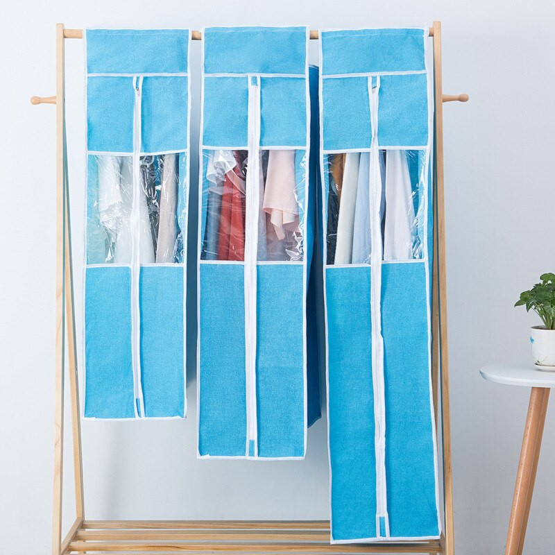 Αδιάβροχο κάλυμμα ρούχων για φόρεμα κοστούμι φόρεμα Υφασμάτινο προστατευτικό αδιάβροχη θήκη σπιτιού Πλαστική θήκη για κάλυμμα ενδυμάτων Τσάντα θήκης