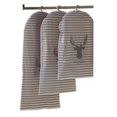 Husă de praf din țesătură Peva de desene animate, rezistentă la apă, cu fermoar, pentru haine, haine, jachetă, tricou, haină, costum