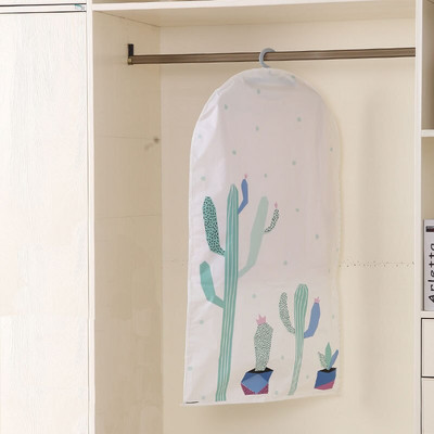 Husă de praf din țesătură Peva de desene animate, rezistentă la apă, cu fermoar, pentru haine, haine, jachetă, tricou, haină, costum