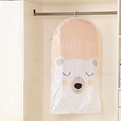 Husă de praf din țesătură Peva de desene animate, rezistentă la apă, cu fermoar, pentru haine, haine, jachetă, tricou, haină, costum