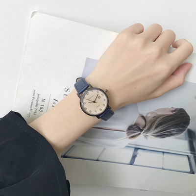 Γυναικείο ρολόι με δερμάτινο λουράκι - πολλά χρώματα