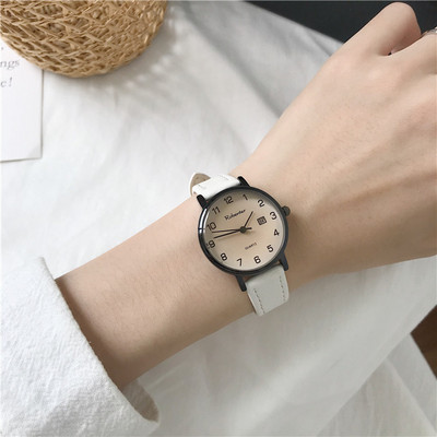 Γυναικείο ρολόι με δερμάτινο λουράκι - πολλά χρώματα