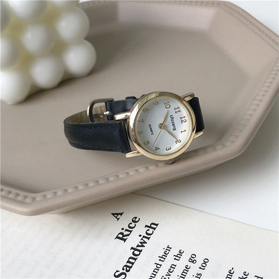 Γυναικείο ρολόι με δερμάτινο λουράκι - πολλά χρώματα