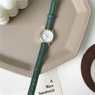 Γυναικείο ρολόι με δερμάτινο λουράκι - πολλά χρώματα